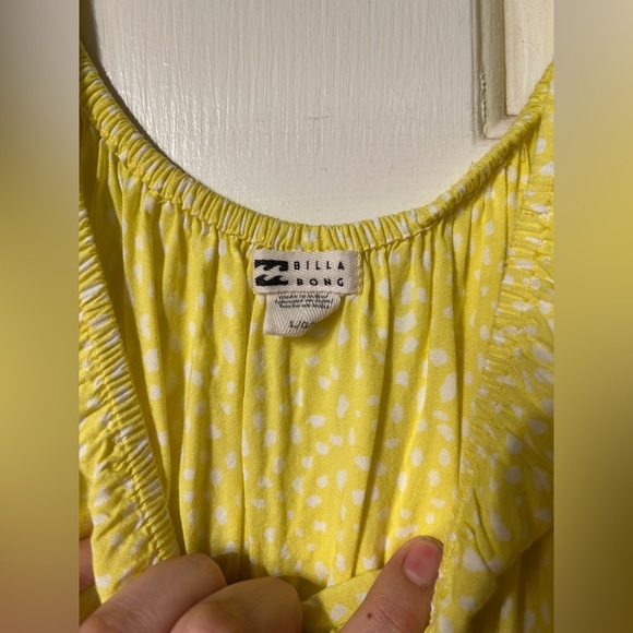 Billabong wildflower polka dot mini dress Size Large - Picture 5 of 5